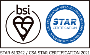 CSA STAR CERTIFICATION 2021〔STAR 613242〕ロゴ