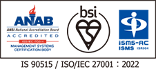 ISO/IEC 27001：2013／JIS Q 27001：2014〔IS 90515〕ロゴ